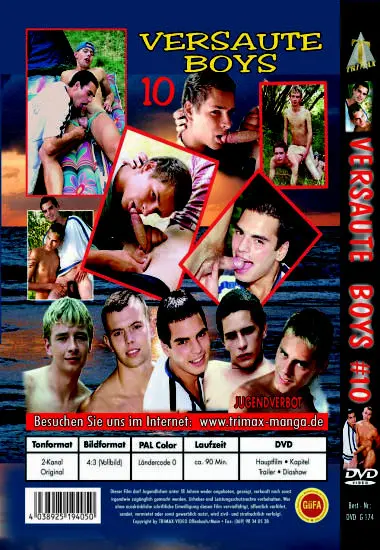 Versaute Boys #10 | Trimax | DVD(back cover)
