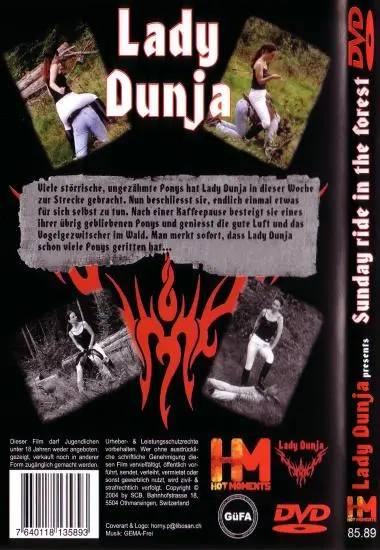 Lady Dunja: Sunday ride in the forest | SCB | DVD(back cover)