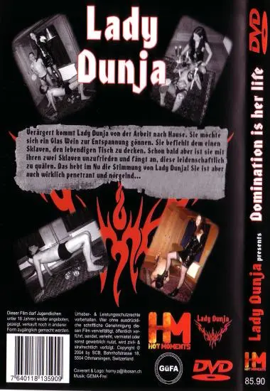 Lady Dunja: Domination is her life | SCB | DVD(back cover)