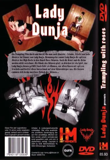 Lady Dunja: Trampling with roses | SCB | DVD(back cover)