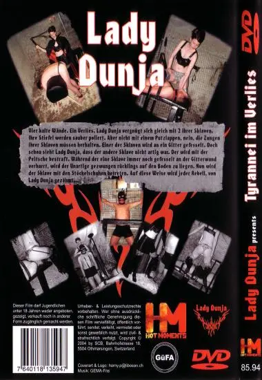 Lady Dunja: Tyrannei im Verlies | SCB | DVD(back cover)