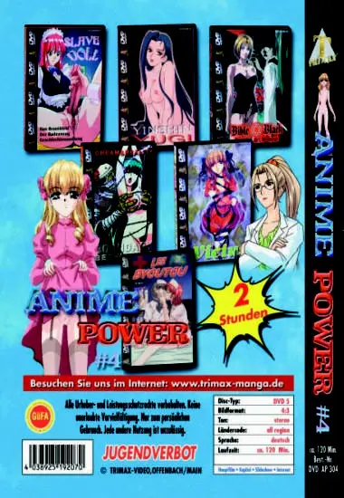 Anime Power #4 | Trimax | DVD(back cover)