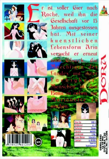 DORA die Rache | Trimax | DVD(back cover)