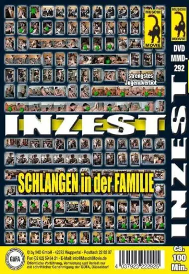 INZEST Schlangen in der Familie | Muschi | DVD(back cover)