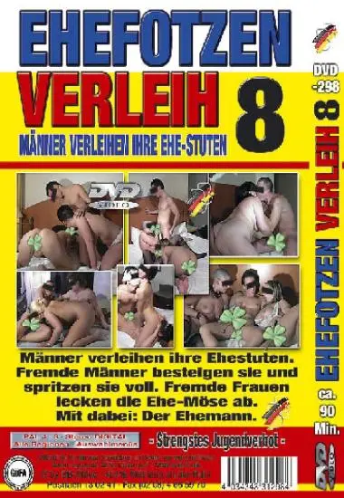 Ehefotzen Verleih 8 | BB-Video | DVD, Download, VOD(back cover)