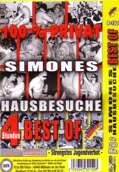 Best of Simones Hausbesuche B-152 | BB-Video | DVD(back cover)