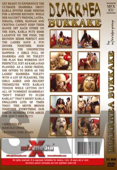 Diarrhea Bukkake - R13(MFX) at sexvideoall.com(back cover)