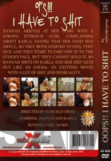 OOPS!! I have to Shit - R16(MFX) at sexvideoall.com(back cover)