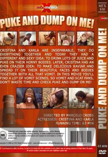 Puke and Dump on Me! - R18(MFX) at sexvideoall.com(back cover)