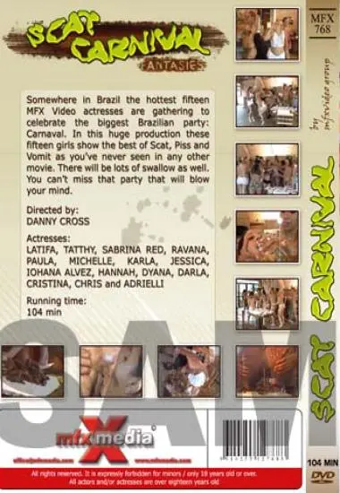 Scat Carnival Fantasies - R12(MFX) at sexvideoall.com(back cover)