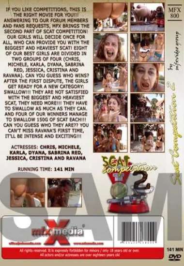 Scat Competition II - R13(MFX) at sexvideoall.com(back cover)