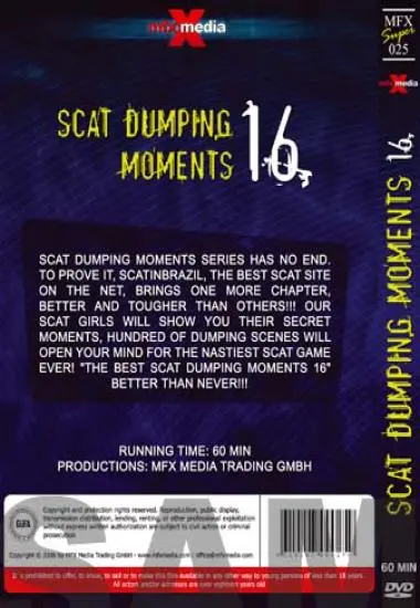 Scat Dumping Moments 16 - R30 | MFX(back cover)