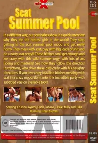 Scat Summer Pool - R27(MFX) at sexvideoall.com(back cover)