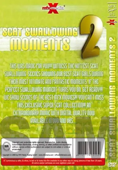 Scat Swallowing Moments 2 - R17(MFX) at sexvideoall.com(back cover)
