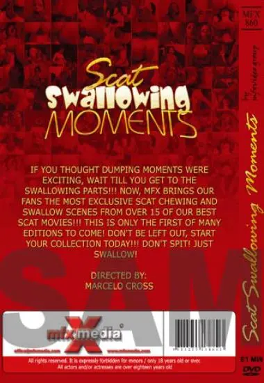 Scat Swollowing Moments - R13(MFX) at sexvideoall.com(back cover)