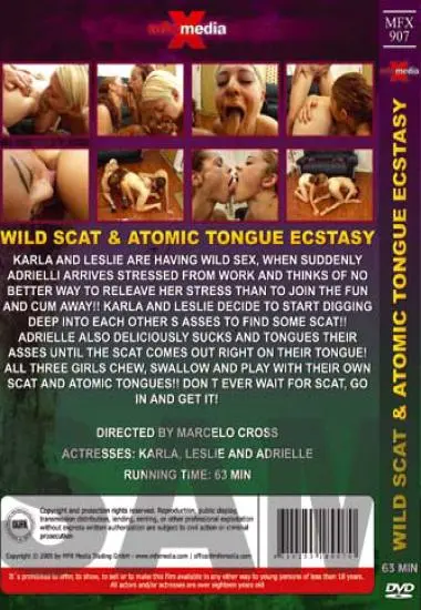 Wild Scat and Atomic Tongue Ecstasy - R18(MFX)(back cover)