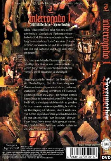 Interrogatio 1 - Hexenverhör | Inquisitionlive | DVD(back cover)