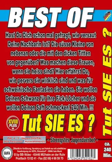Best of Tut Sie es? B-162 | BB-Video | DVD(back cover)