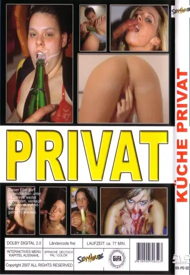 Küche Privat | SexyHouse | DVD(back cover)