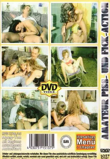 Amateur Piss und Fick Action | First Class | DVD(back cover)