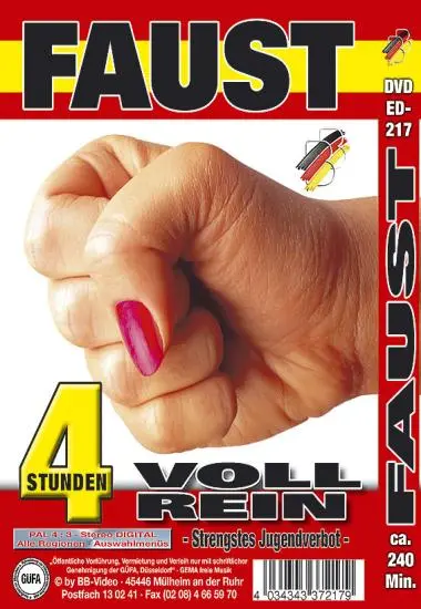 Faust - voll rein ED-217 | BB-Video | DVD(back cover)