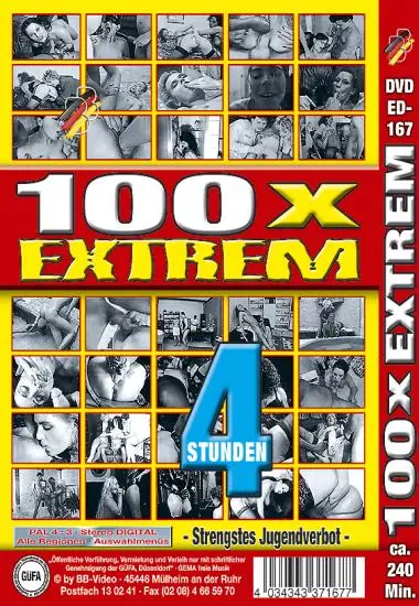 100x Extrem ED-167(BB-Video) (Download available)(back cover)