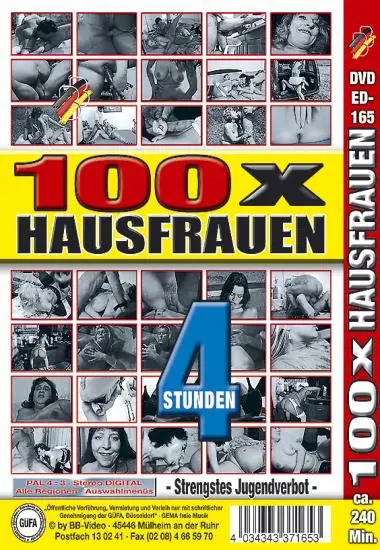 100x Hausfrauen ED-165 | BB-Video(back cover)