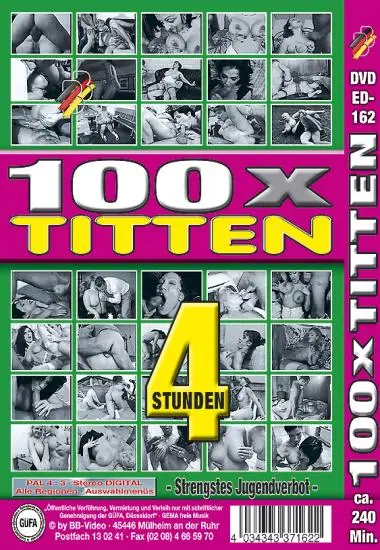 100x Titten ED-162 | BB-Video | Download, VOD(back cover)