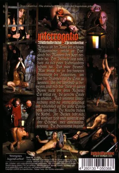 Interrogatio Rebecca | Inquisitionlive | DVD(back cover)