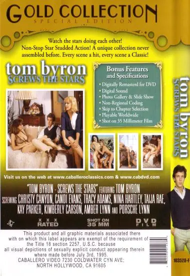 Tom Byron Screws The Stars(Caballero) at sexvideoall.com(back cover)