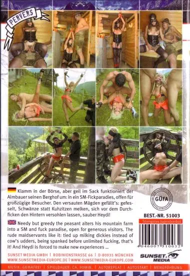 Heydi pervers: Notzucht auf der Alm | Mega-Film/GMV | DVD, Download, VOD(back cover)