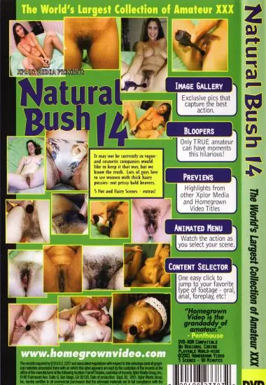 Natural Bush 14 | Homegrown | DVD(back cover)