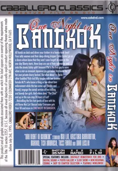 One Night In Bangkok(Caballero) at sexvideoall.com(back cover)
