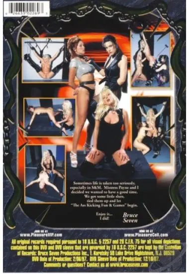 Ass Kickin Fun and Games(Bruce Seven) (Download available)(back cover)