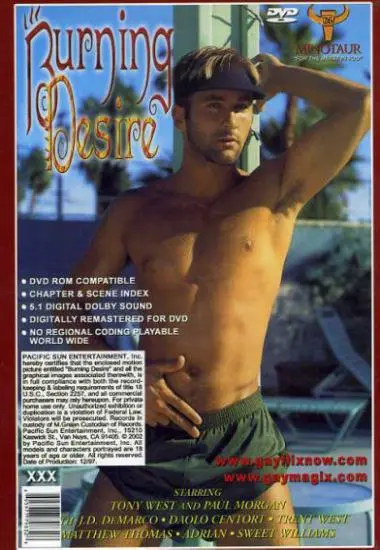Burning Desire(Pacific Sun Ent.) (Download available)(back cover)