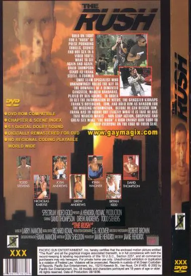The Rush(Pacific Sun Ent.) (Download available)(back cover)