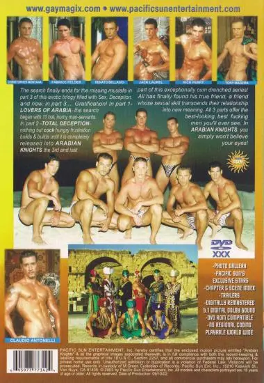 Arabian Knights(Pacific Sun Ent.) (Download available)(back cover)