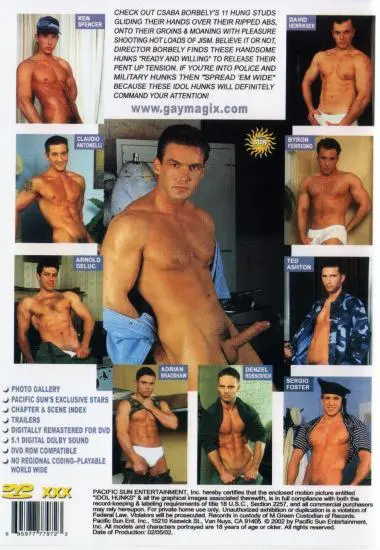 Idol Hunks(Pacific Sun Ent.) (Download available)(back cover)