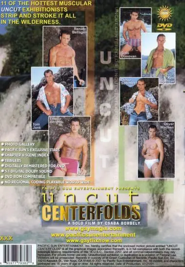 Uncut Centerfolds(Pacific Sun Ent.) (Download available)(back cover)