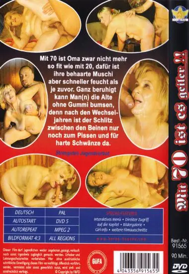 Mit 70 ist es geiler!! | Horny Heaven(back cover)