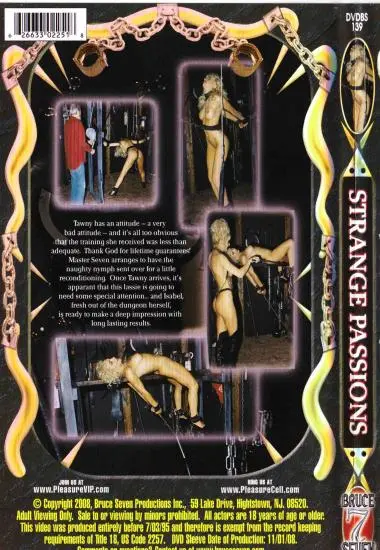 Strange Passions(Bruce Seven) (Download available)(back cover)