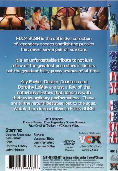Fuck Bush(VCX) at sexvideoall.com(back cover)