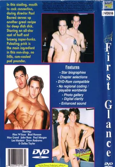 At First Glance(Pleasure) (Download available)(back cover)