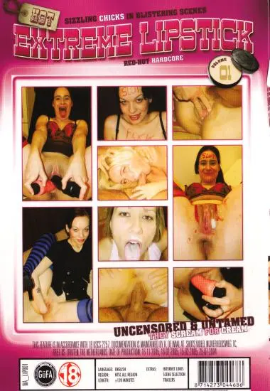 Extreme Lipstick #01 | Shots Video | DVD, Download, VOD(back cover)