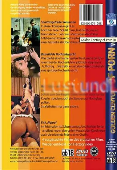 Golden century of Porn(Herzog-Video) (Download available)(back cover)