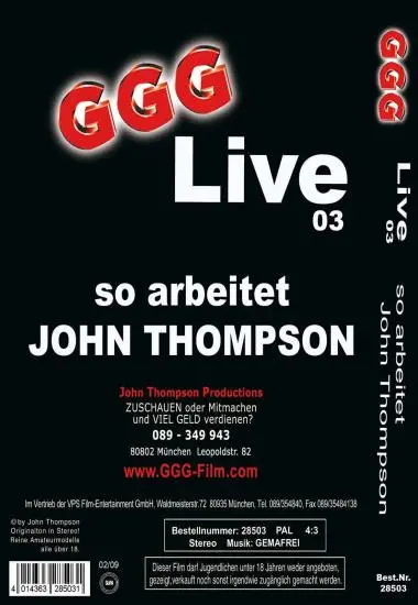 LIVE 03 | GGG | DVD(back cover)
