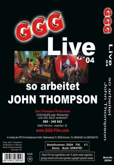 LIVE 04 | GGG | DVD(back cover)