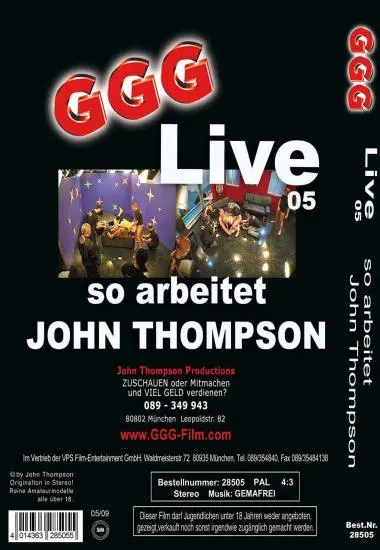 LIVE 05 | GGG | DVD(back cover)