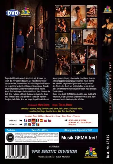 YASMINE ET LE TROTTOIRS DE L´E(MARC DORCEL)(back cover)