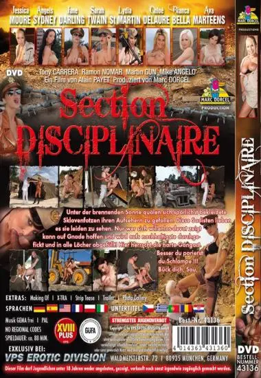 SECTION DISCIPLINAIRE(MARC DORCEL) at sexvideoall.com(back cover)